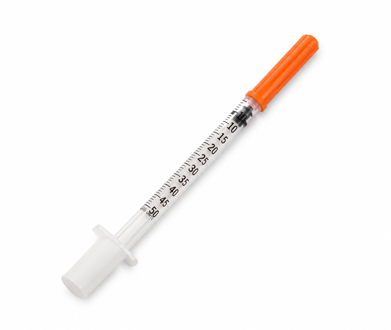 Orange 50 Unit Insulin Syringes -6mm – 10 Pack